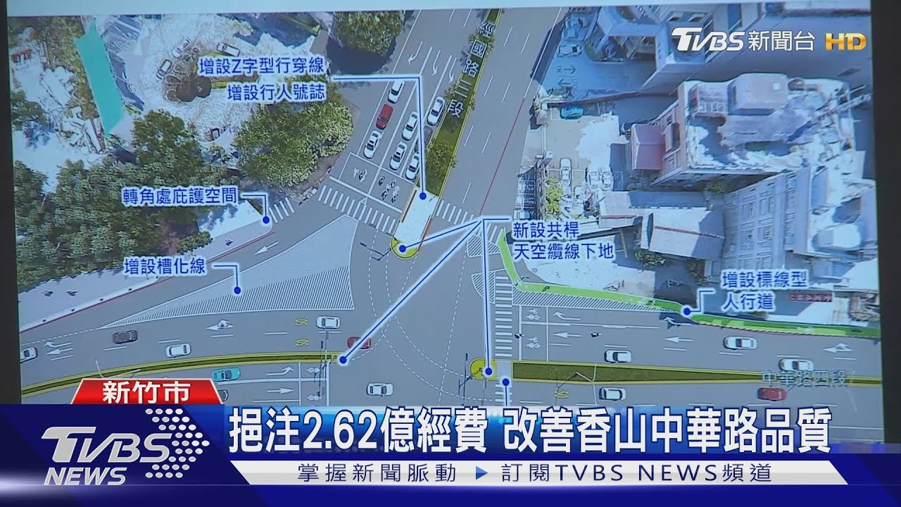 增加行人安全！新竹市30處路口道路改善
