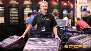Video thumbnail for MIDAS VeniceU Audio Mixing Console at InfoComm 2011. See it at PLASA 2012 by Midas