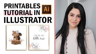 Create Printables Using Adobe Illustrator to SELL ONLINE