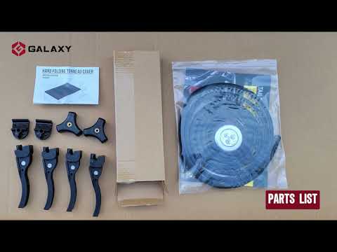 Galaxy Top Mount Hard Tri-Fold Tonneau Covers Installation Guide
