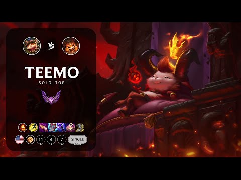 Teemo Top vs Gnar - NA Master Patch 13.15