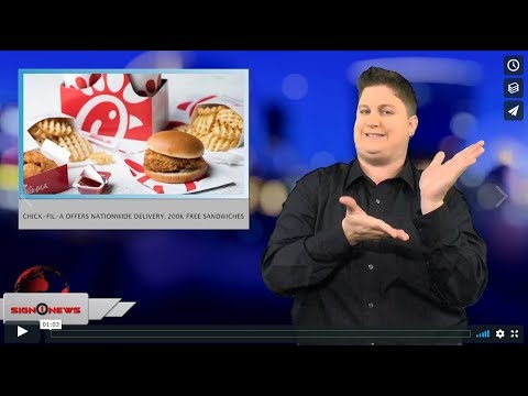 Chick-fil-A offers nationwide delivery, 200k free sandwiches (ASL - 11.14.18)