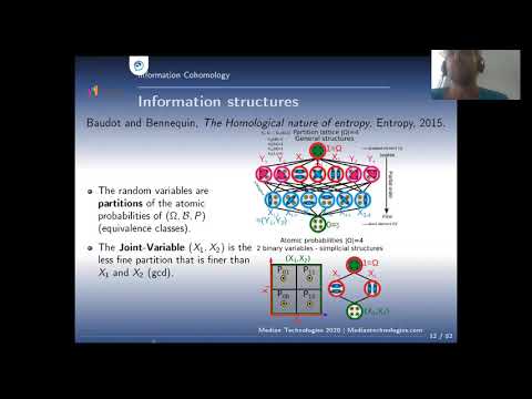 Pierre Baudot (8/19/20): Cohomological characterization of information structures