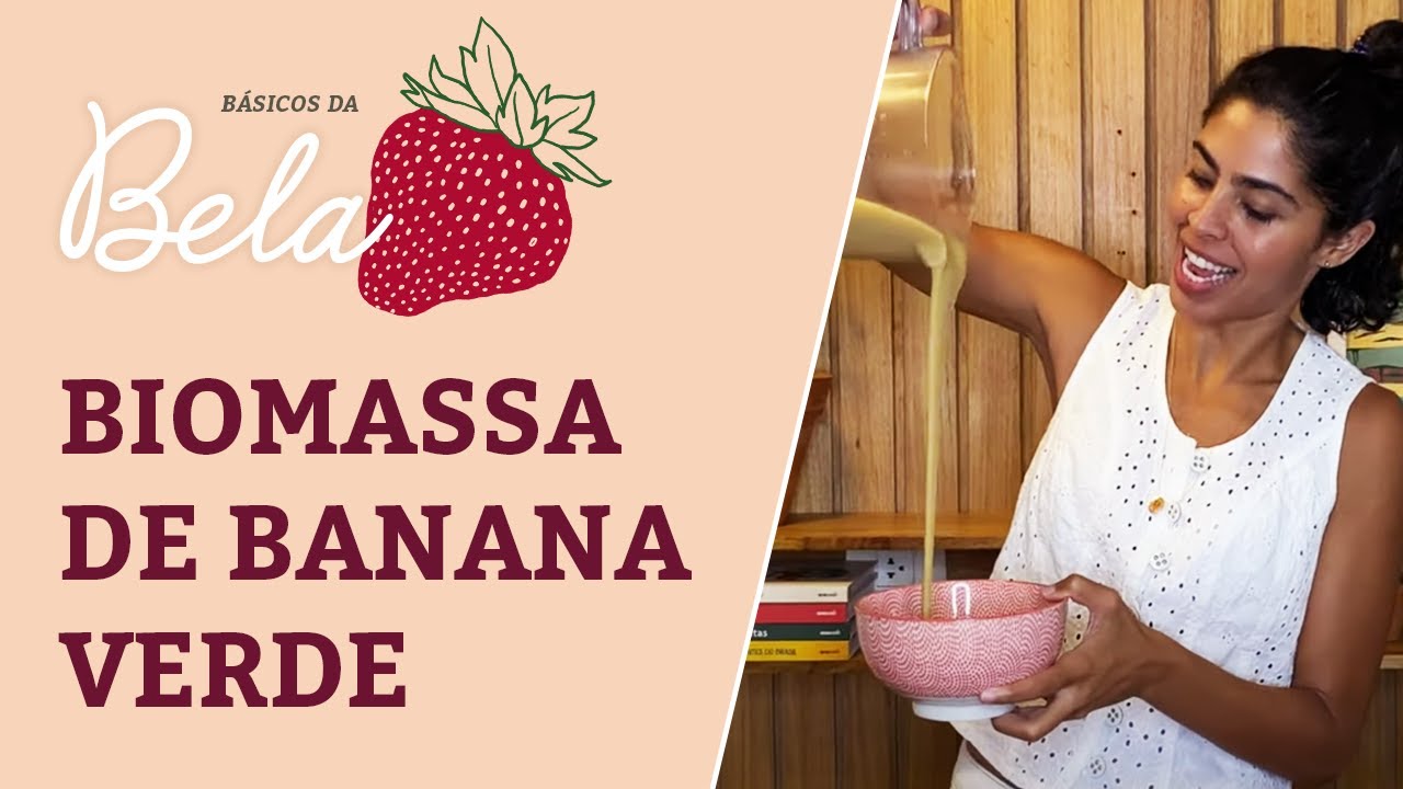 Biomassa de banana verde