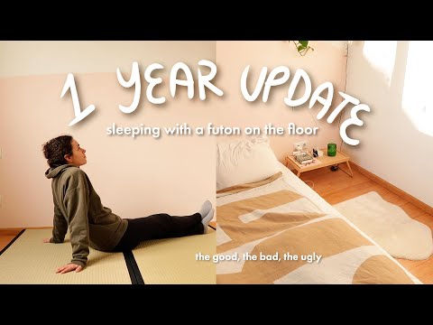 I slept on the floor for 1 year | FUTON UPDATE