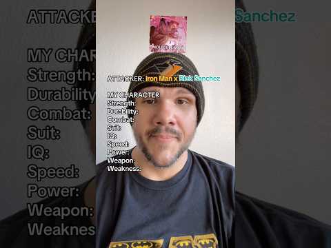 Iron Man x Rick Sanchez vs. Varied Build-A-Character