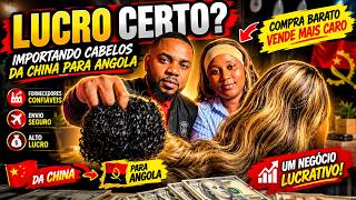 PERUCAS BARATAS da China Para REVENDER EM ANGOLA: UNBOXING e Teste Real do PINDUODUO