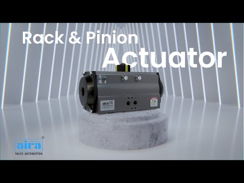 Pneumatic Rotary Rack & Pinion Actuator Double Acting