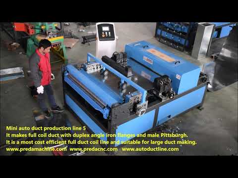 Mini auto duct production line 5 by Preda Machine
