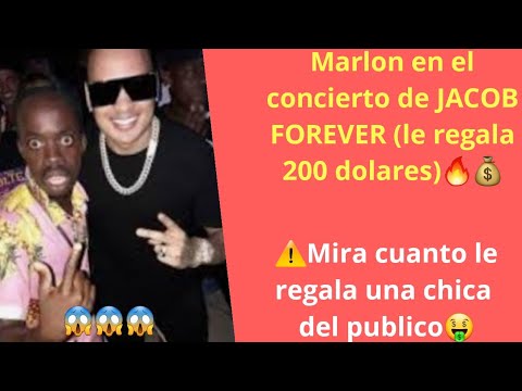 MARLON EL GUAPO NATURAL: ✅jacob forever lo invita a su concierto y se lleva 🤑varias sorpresa