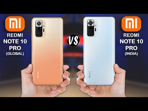 Redmi Note 10 Pro (Global) vs Redmi Note 10 Pro (India)