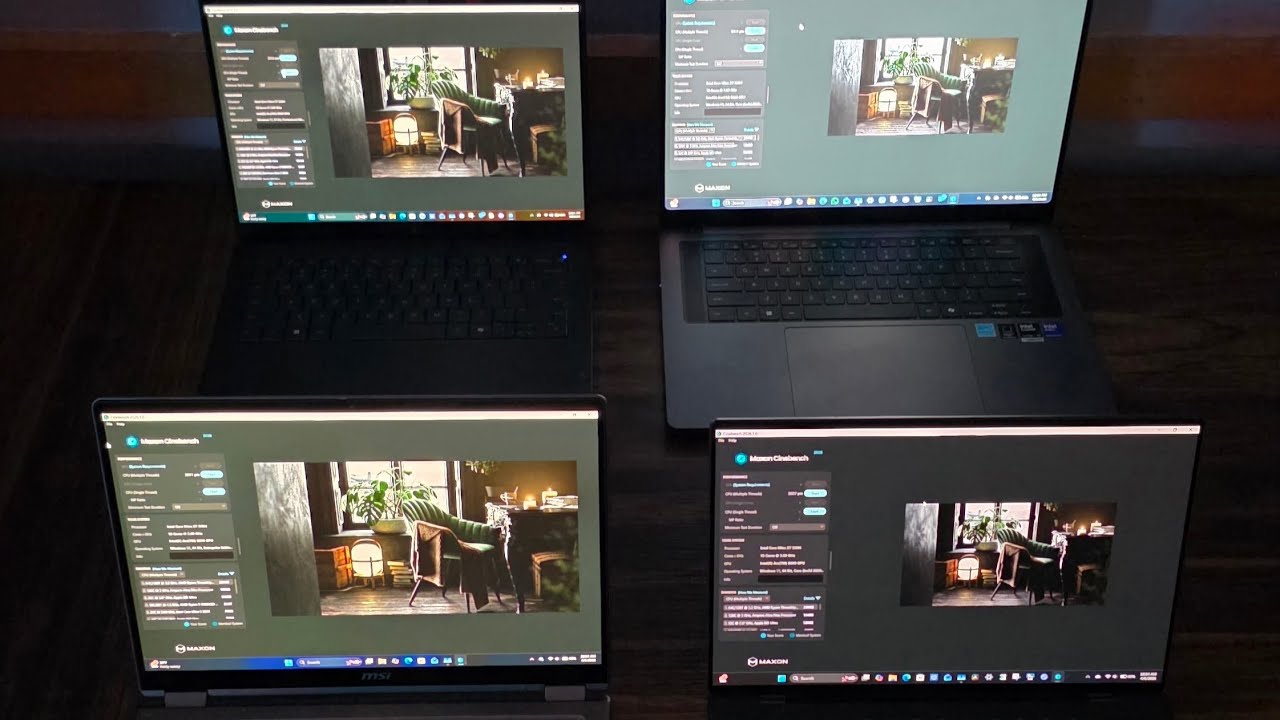 Testing Intel Core Ultra X7 358H Arc B390 Laptops - Cinebench 2026