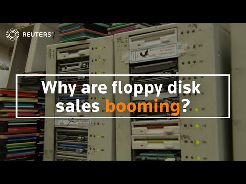 Floppy disk supplier says business is booming