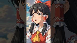 【AI】夢の再現「霊夢（主）が空をバイクで飛ぶ夢」 #shorts