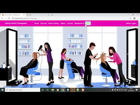 Beauty Parlour Management System | PHP MYSQLI Bootstrap