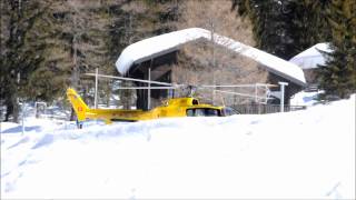 preview picture of video 'Décollage - Takeoff helicopter MBB Bo 105'