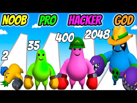 Level Up Monster - NOOB vs PRO vs HACKER vs GOD