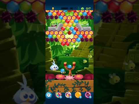 Angry birds pop bubble shooter level 186 3 STARS NO BOOSTER