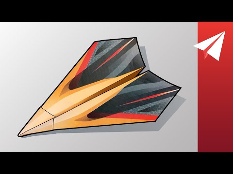 Epic paper airplane flies 80 feet! how to fold a paper airplane that flies far - spartan tutorial