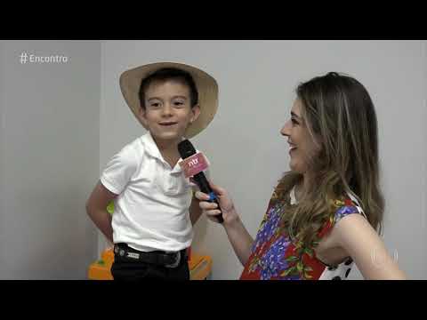 Encontro com Fátima Bernardes 22/02/2019 - Exército leva cavalo para visitar crianças em hospital