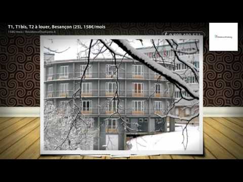 T1, T1bis, T2 à louer, Besançon (25), 158€/mois