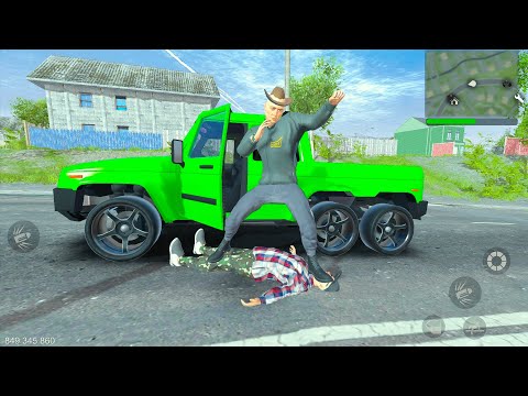 MadOut 6x6 Prado and Other Vehicles Driving in Big Open World Simulator - Android Gameplay.