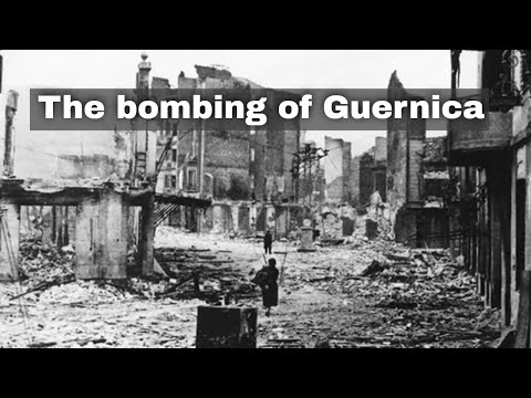 26th April 1937: Guernica experiences large scale bombing during the Spanish Civil War