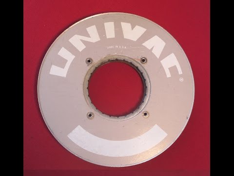 Computer History:  The Amazing Design of the UNIVAC's UNISERVO METAL TAPE DRIVES 1951