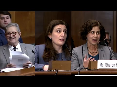 Never said a word! Do you think Steele dossier is true? Kennedy Questions Nominees Franklin&Williams