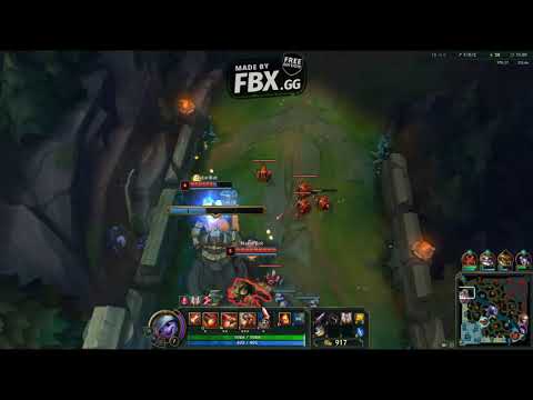 League of Legends Pc : Push turret and jungle with Tristana