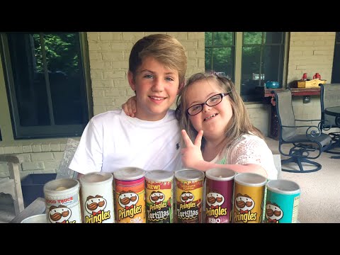 MattyBRaps vs Sarah Grace - The Pringles Challenge