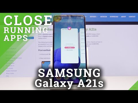 How to Disable Running Apps in Samsung Galaxy A21s – Turn Off Background Apps