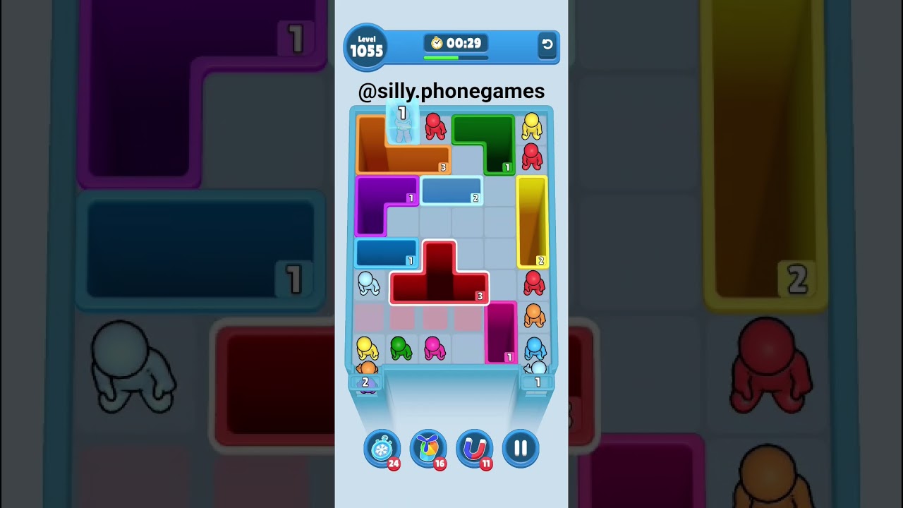 Drop Away Level 1055 Walkthrough Solution