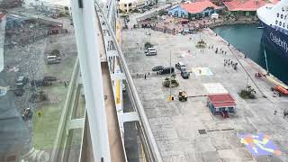 The Very First Pier Runners on the Icon of the Seas get a Police Escort!