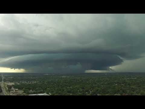 Mothership over West Des Moines, IA. Over 2 inch hail associated with the storm.