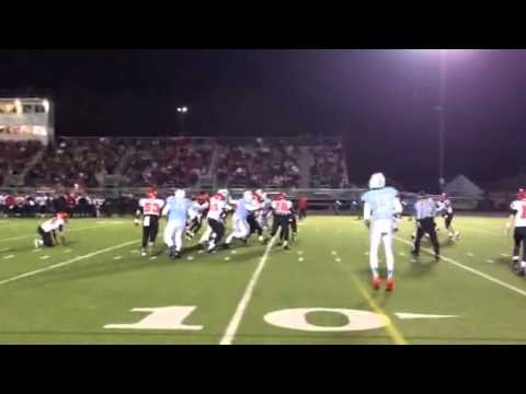 Benedictine's DeCavilon Reese scores his second TD of the night against Steubenville