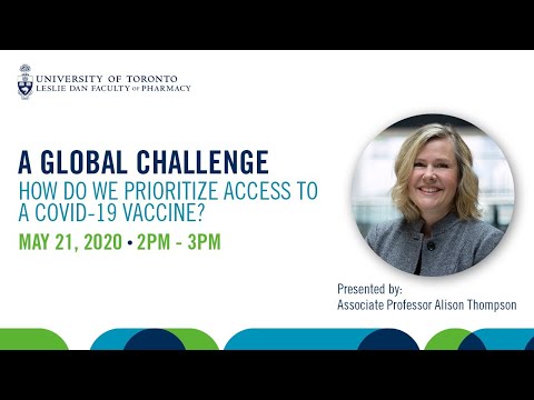 A global challenge: how do we prioritize access to a COVID-19 vaccine?