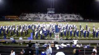 Central Columbia & Shamokin Area High 2009-2010 bands perform Gonna Fly Now.