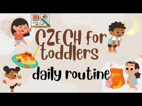 CZECH for toddlers daily routine