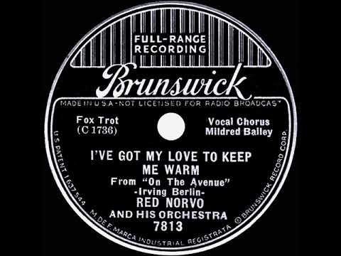 1937 Red Norvo - I’ve Got My Love To Keep Me Warm (Mildred Bailey, vocal)