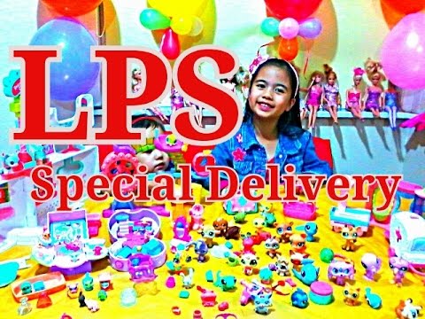 LPS Littlest Pet Shop Huge Collection Special Delivery Surprise l Kids Balloons and Toys Video