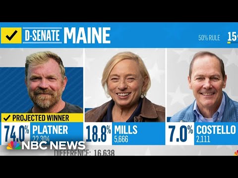 Platner projected winner in Maine Democratic Senate primary