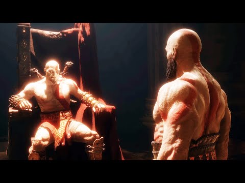 God of War Ragnarok Valhalla ENDING - Old Kratos Meets Young Kratos