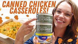 Quick Dinner Recipes: 3 Must-Try Casseroles Using Canned Chicken