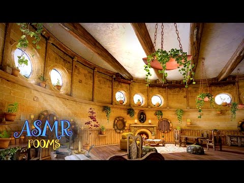 Harry Potter Inspired ASMR - Hufflepuff Common Room - Hogwarts Ambience - 1 hour HD Cinemagraphs