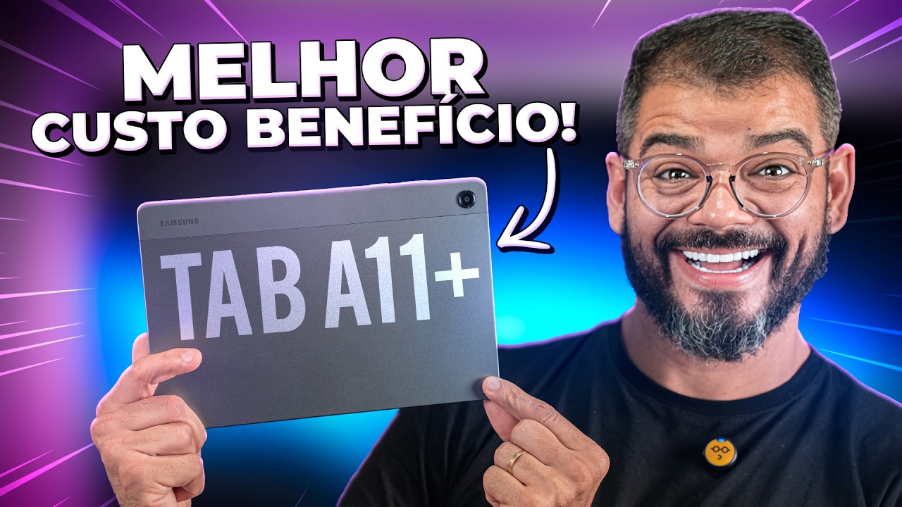 Miniatura da avaliação em vídeo de Tablet Samsung Galaxy Tab A11+ 256GB 11 Polegadas Cinza