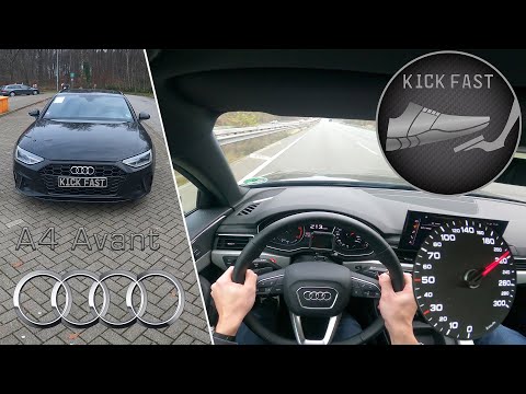 Audi A4 40 TDI | 2019 | B9 Facelift on German Autobahn