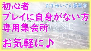 [MHWIB]参加型！初見さんお気軽に♪PS気にせずLet 's楽しくモンハン♪参加希望の方は、概要欄読んでね♪