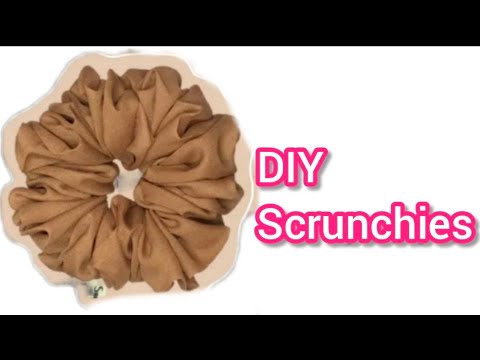 DIY Satin Silk Scrunchies 🌸 How To Make Scrunchies For Sale/How To Make A Scrunchies At Home
