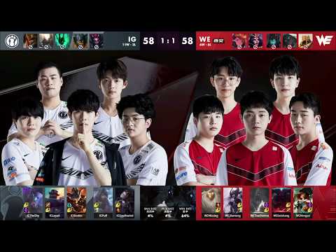 IG vs WE Highlights All Games - LPL Spring 2020 W7D3 - Invictus Gaming vs Team WE
